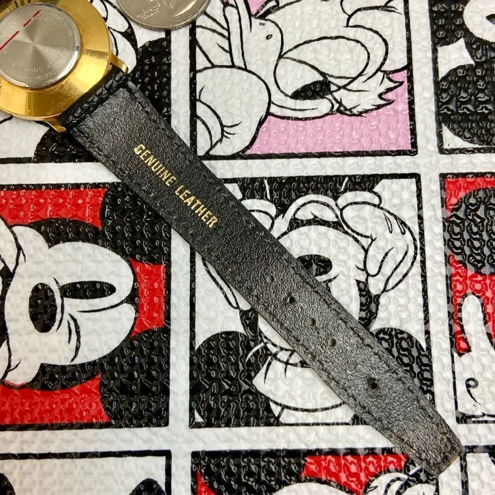 Vintage Walt Disney Productions Bradley Coin Edge Mickey Mouse Watch